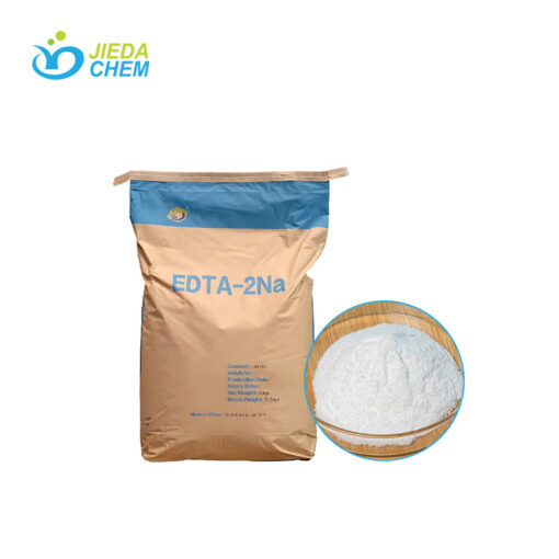 25kg bagged EDTA 2NA, with white powder EDTA 2NA beside it