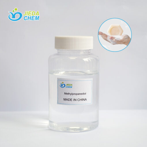 The liquid Methylpropa nediol contained in a small bottle